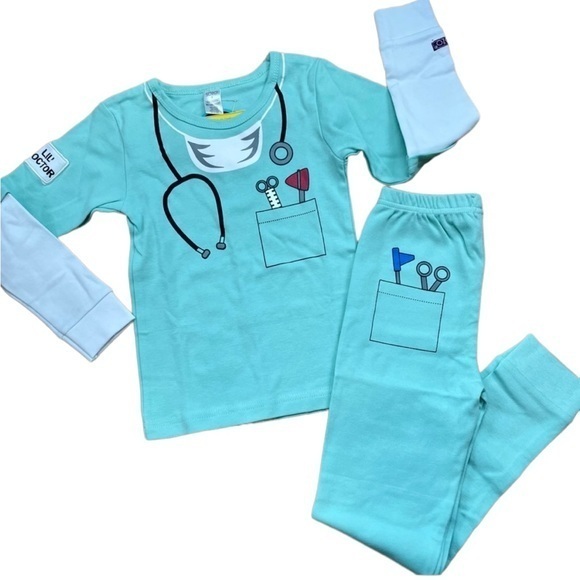 Sozo Lil’ Doctor Scrubs Pajamas - Picture 1 of 7